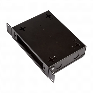 Universal 10" optical enclosure for adapter faceplate, can be mount on wall, in a cabinet, on a DIN rail